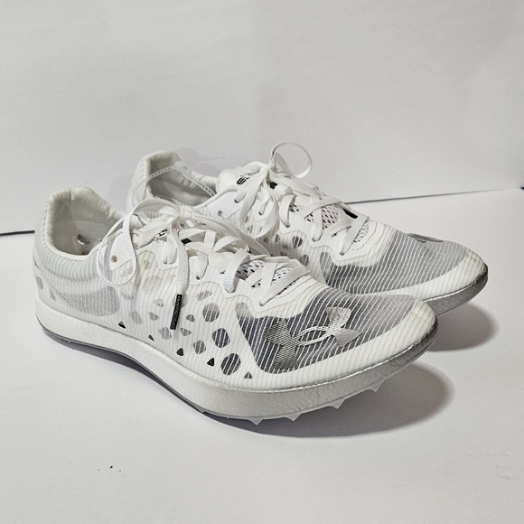 NWT Under Armour Shakedown Elite Breeze White Track MEN’S 8 WMN’S 9.5 - Picture 5 of 10